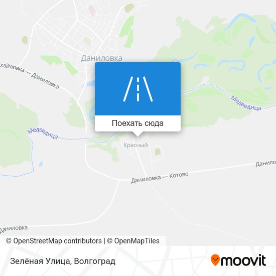 Карта Зелёная Улица