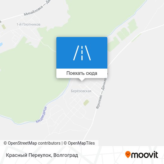 Карта Красный Переулок