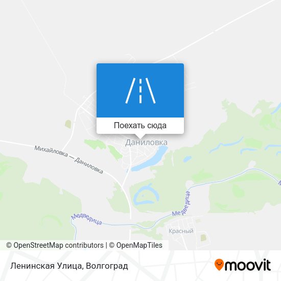 Карта Ленинская Улица