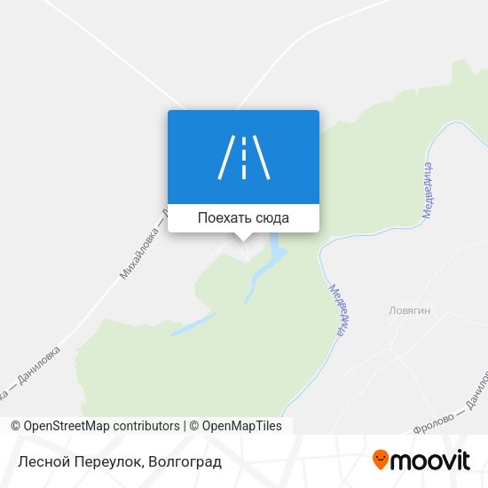 Карта Лесной Переулок