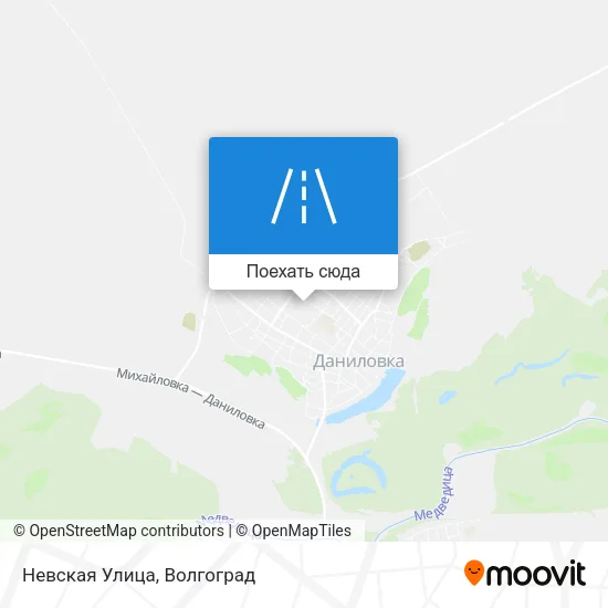 Карта Невская Улица