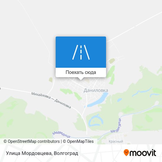 Карта Улица Мордовцева