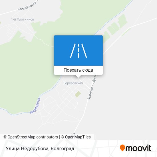 Карта Улица Недорубова