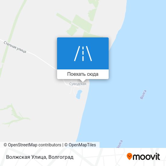 Карта Волжская Улица