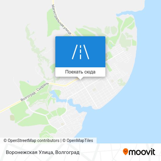 Карта Воронежская Улица