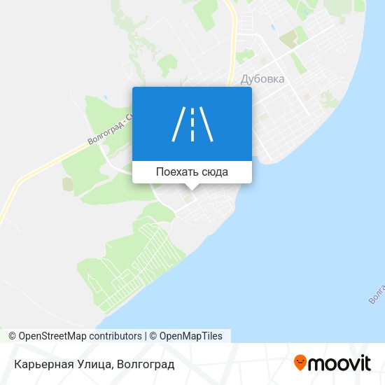 Карта Карьерная Улица