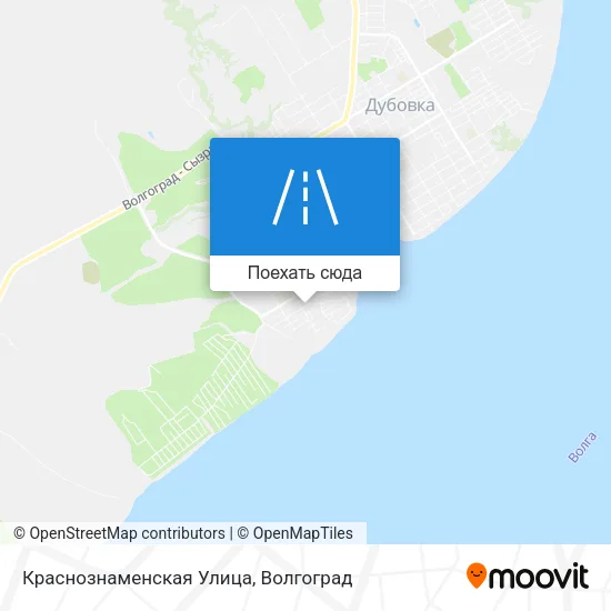 Карта Краснознаменская Улица