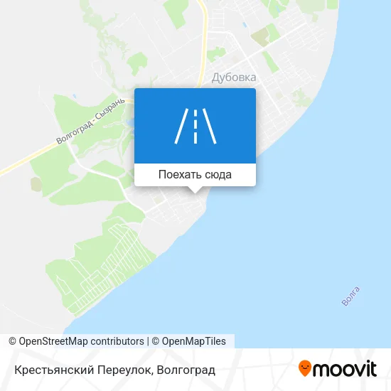Карта Крестьянский Переулок