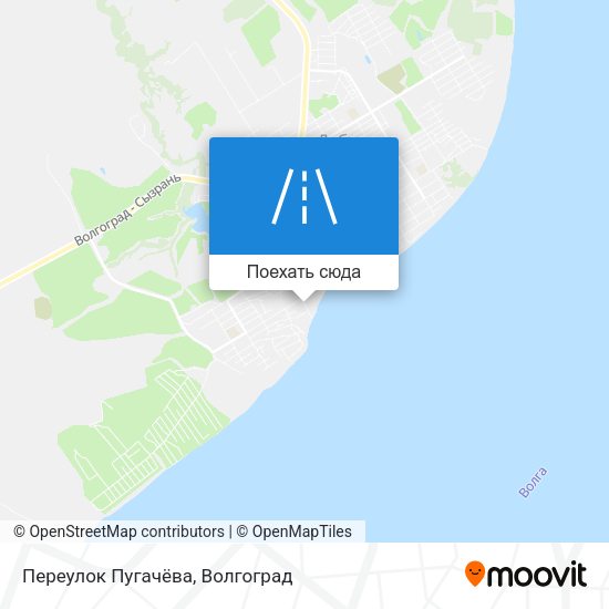 Карта Переулок Пугачёва