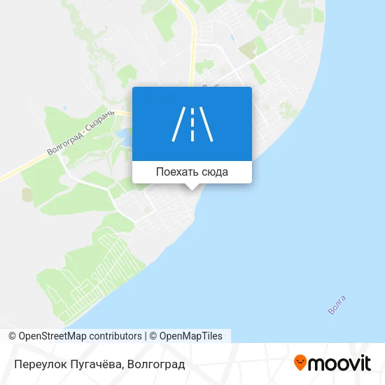 Карта Переулок Пугачёва
