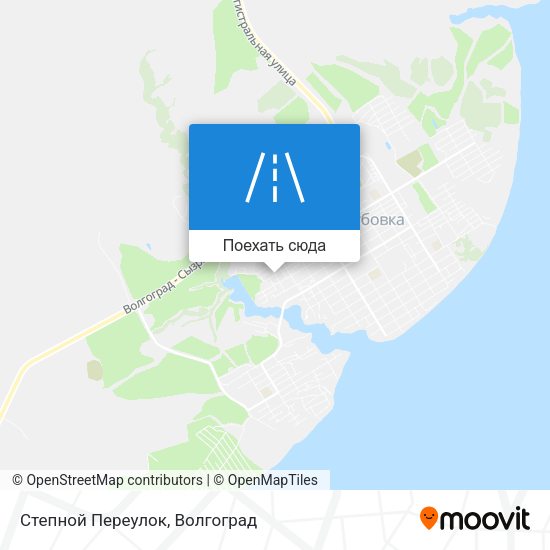 Карта Степной Переулок