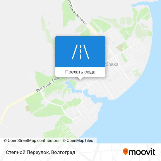 Карта Степной Переулок