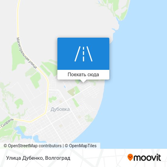 Карта Улица Дубенко
