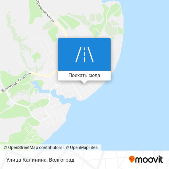 Карта Улица Калинина