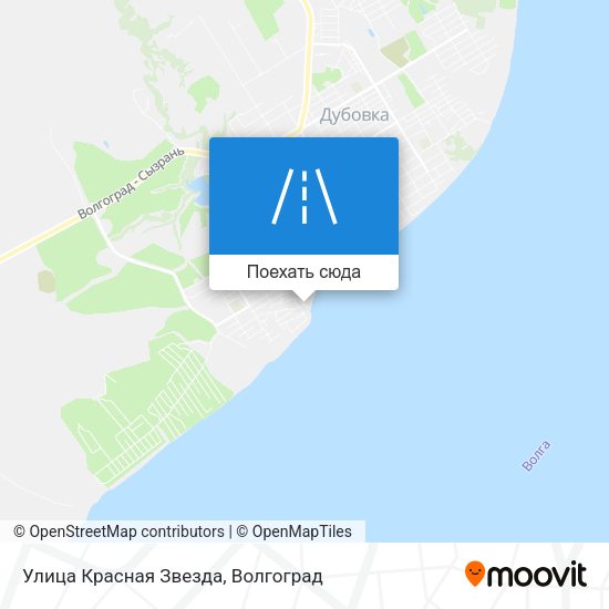 Карта Улица Красная Звезда