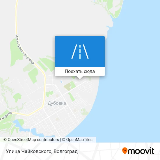 Карта Улица Чайковского