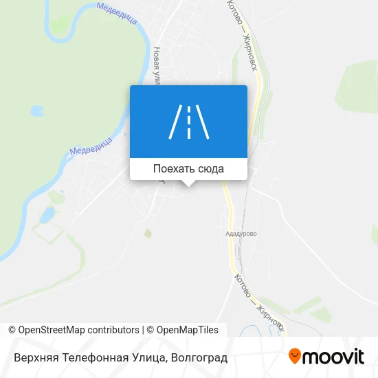 Карта Верхняя Телефонная Улица