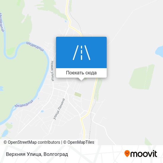 Карта Верхняя Улица