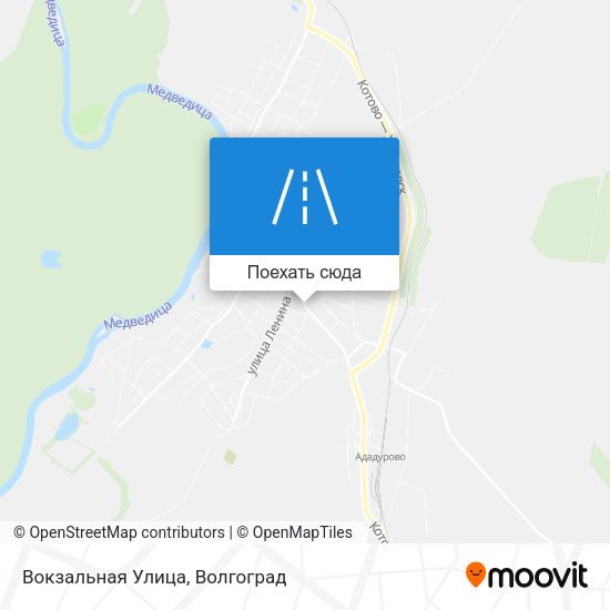 Карта Вокзальная Улица