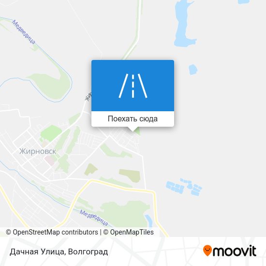 Карта Дачная Улица