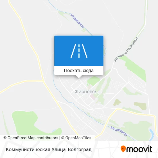 Карта Коммунистическая Улица