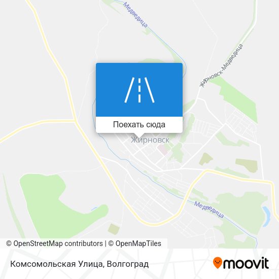 Карта Комсомольская Улица