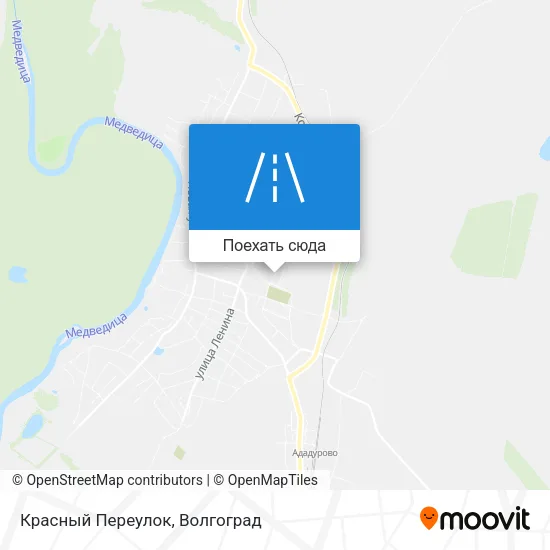 Карта Красный Переулок