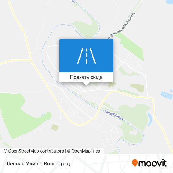 Карта Лесная Улица