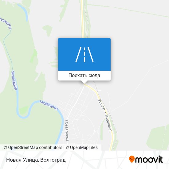 Карта Новая Улица