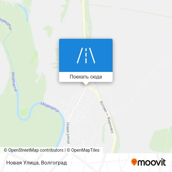 Карта Новая Улица