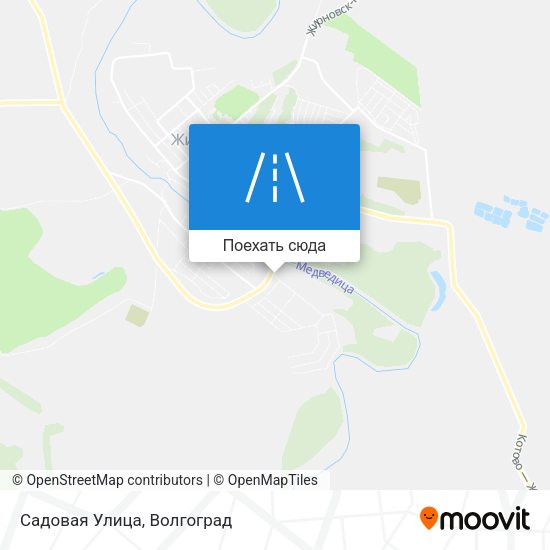 Карта Садовая Улица
