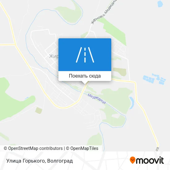 Карта Улица Горького