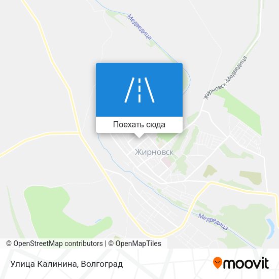 Карта Улица Калинина