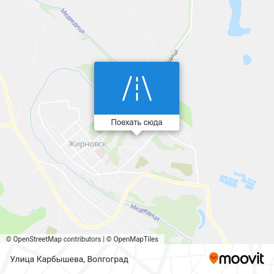Карта Улица Карбышева