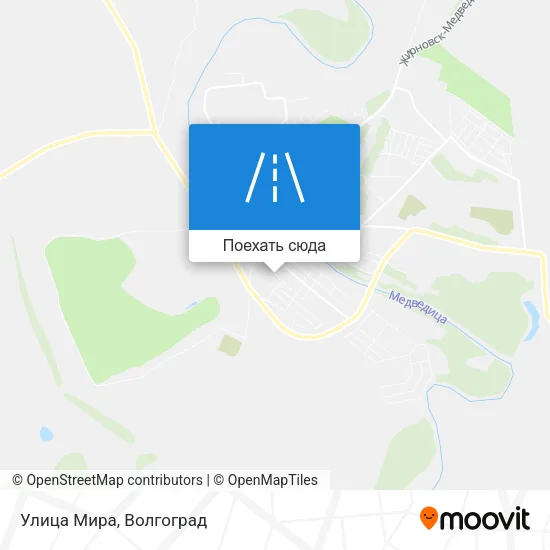 Карта Улица Мира
