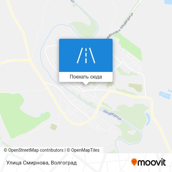 Карта Улица Смирнова
