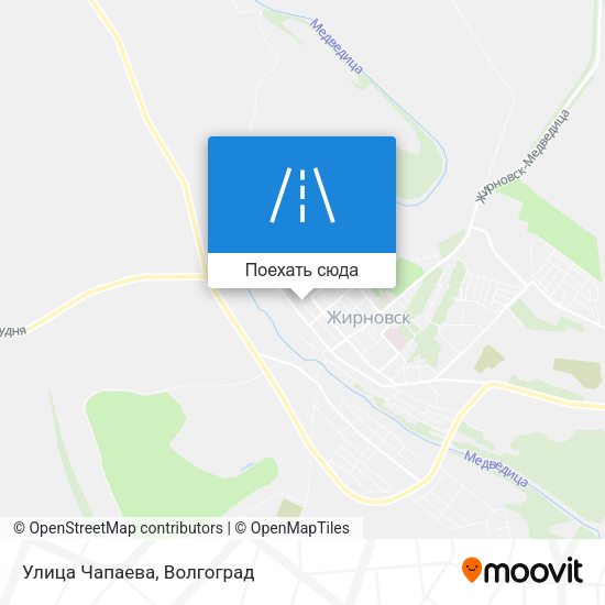 Карта Улица Чапаева