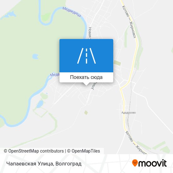 Карта Чапаевская Улица