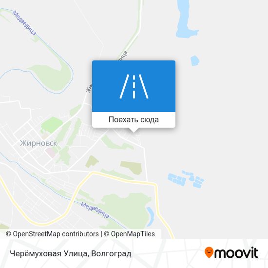 Карта Черёмуховая Улица