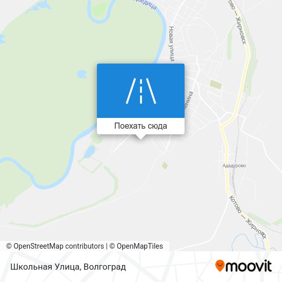 Карта Школьная Улица