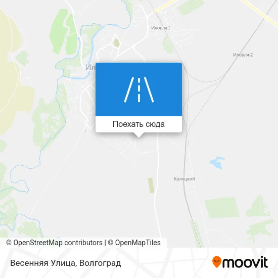 Карта Весенняя Улица