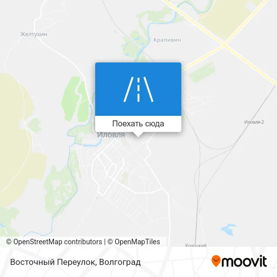 Карта Восточный Переулок