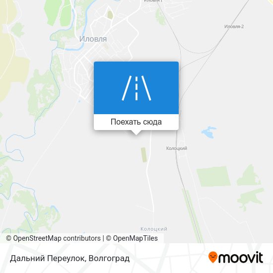 Карта Дальний Переулок