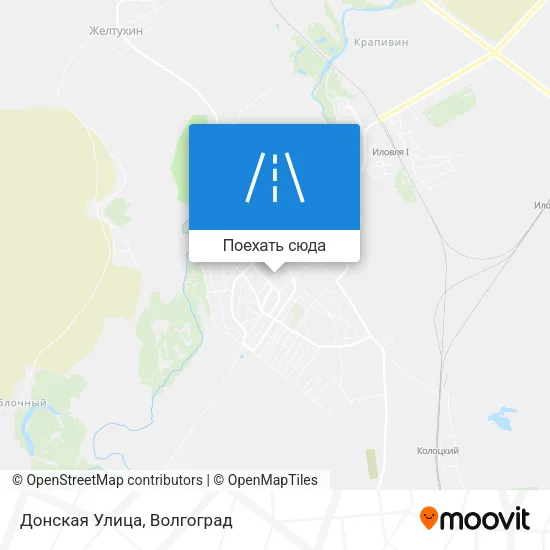 Карта Донская Улица