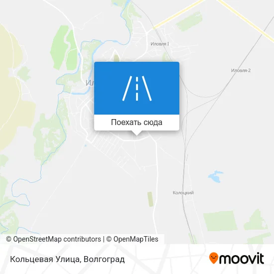Карта Кольцевая Улица