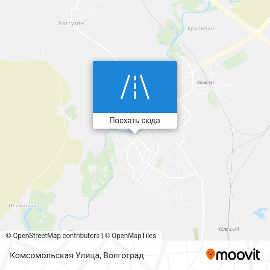 Карта Комсомольская Улица