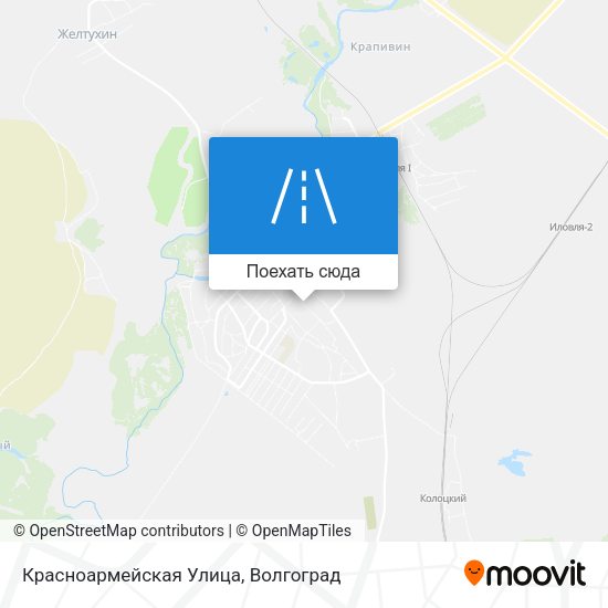 Карта Красноармейская Улица