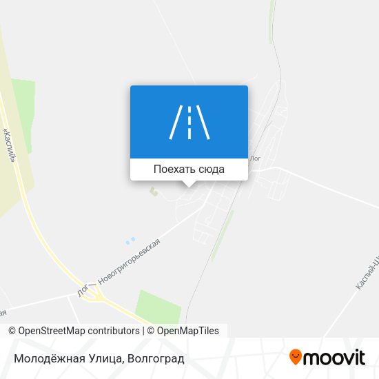 Карта Молодёжная Улица