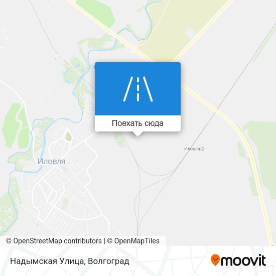 Карта Надымская Улица