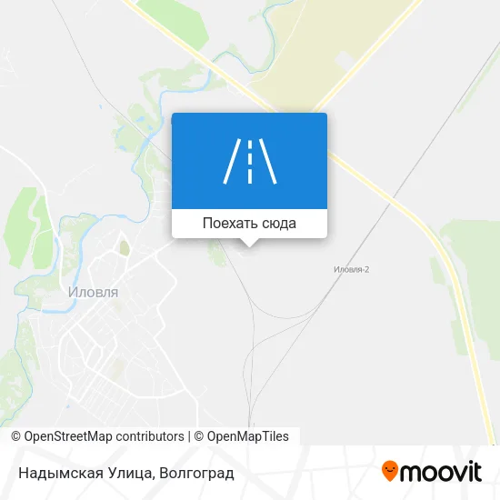 Карта Надымская Улица